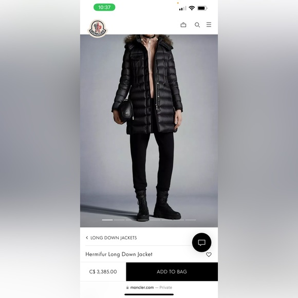 Moncler Hermifur Down Jacket - Womens - Picture 4 of 6